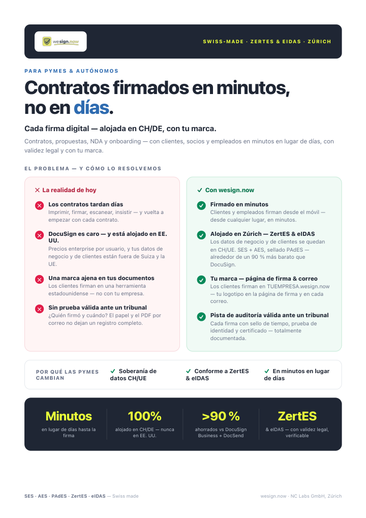 wesign.now en resumen